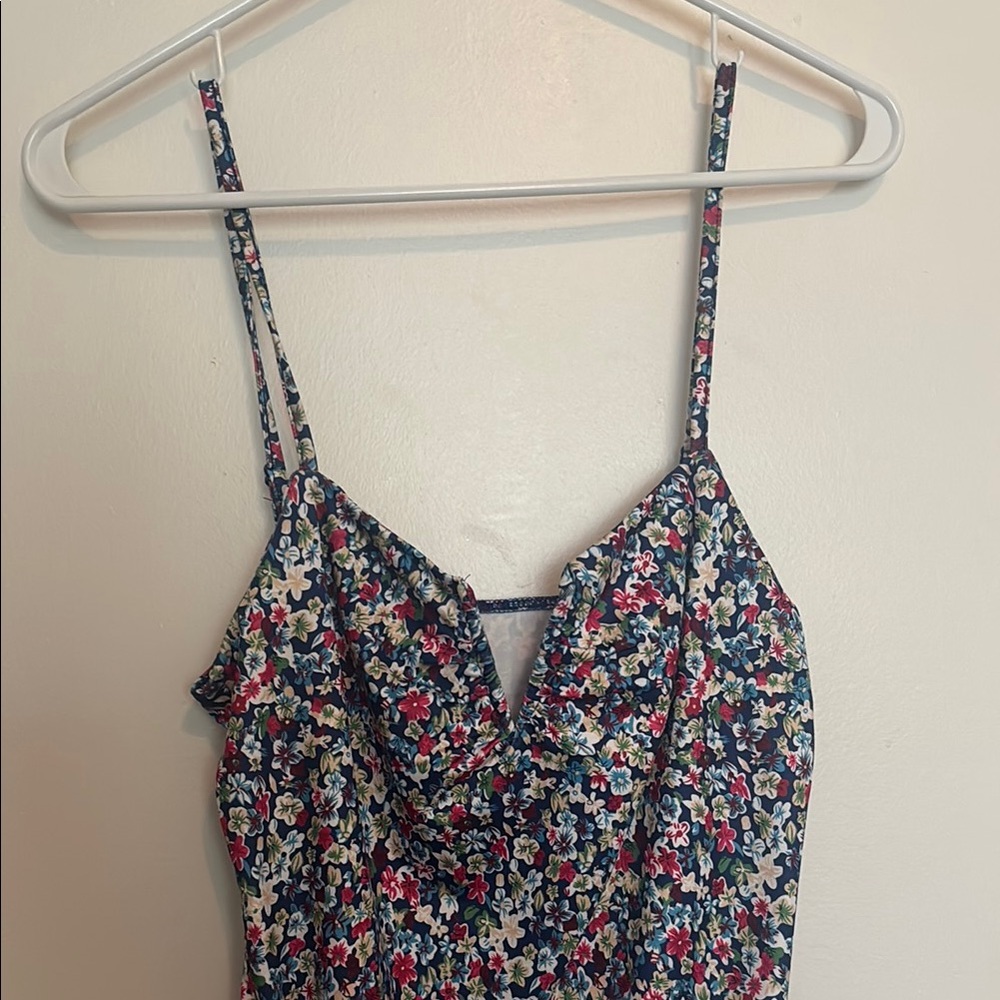 Floral Spaghetti Strap Top